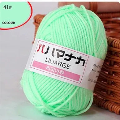Milk Cotton Chenille Yarn for Soft Baby Knitting & Crochet