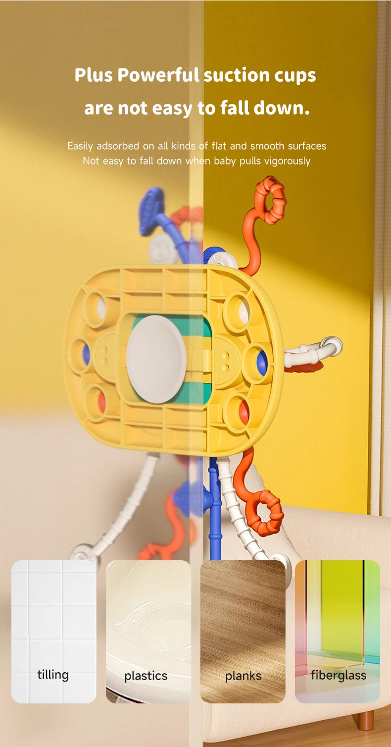 Montessori Pull String Sensory Toy for Babies and Toddlers