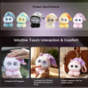 Interactive AI Plush Robot with LED Eyes & Voice Control