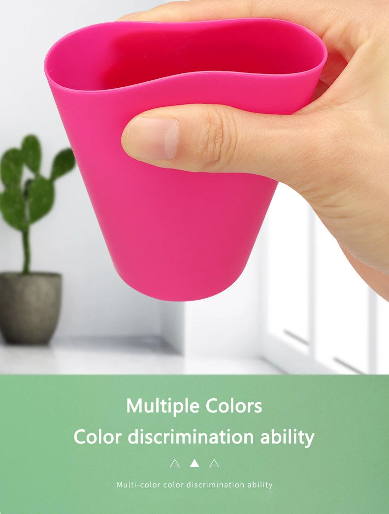 Stack Cup Speed Game with Color Recognition Cards