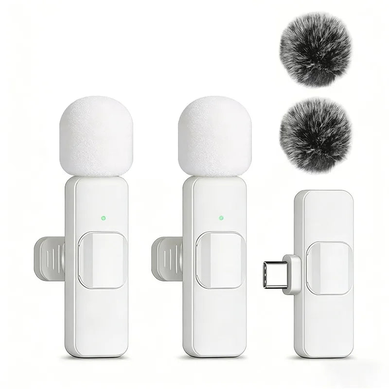 Wireless Lavalier Microphone with Noise Cancellation