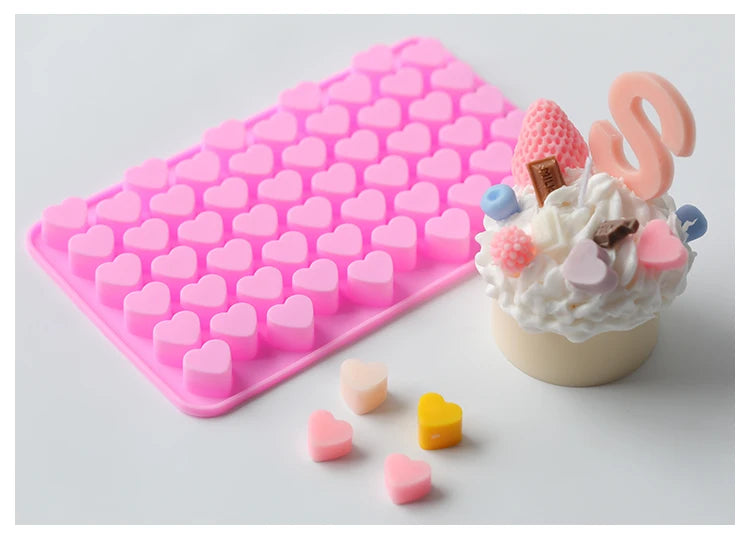 Mini Heart Silicone Mold for Candles, Soap & Resin