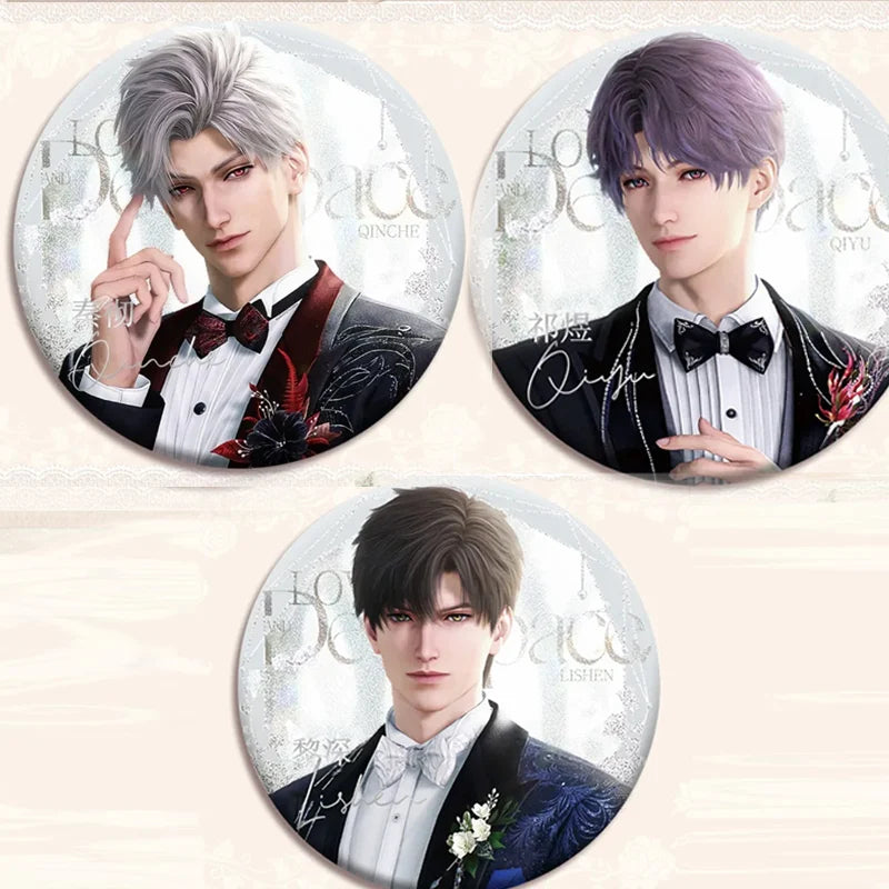 Love and Deepspace Character Enamel Pin Set