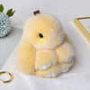 Plush Bunny Keychain Charm