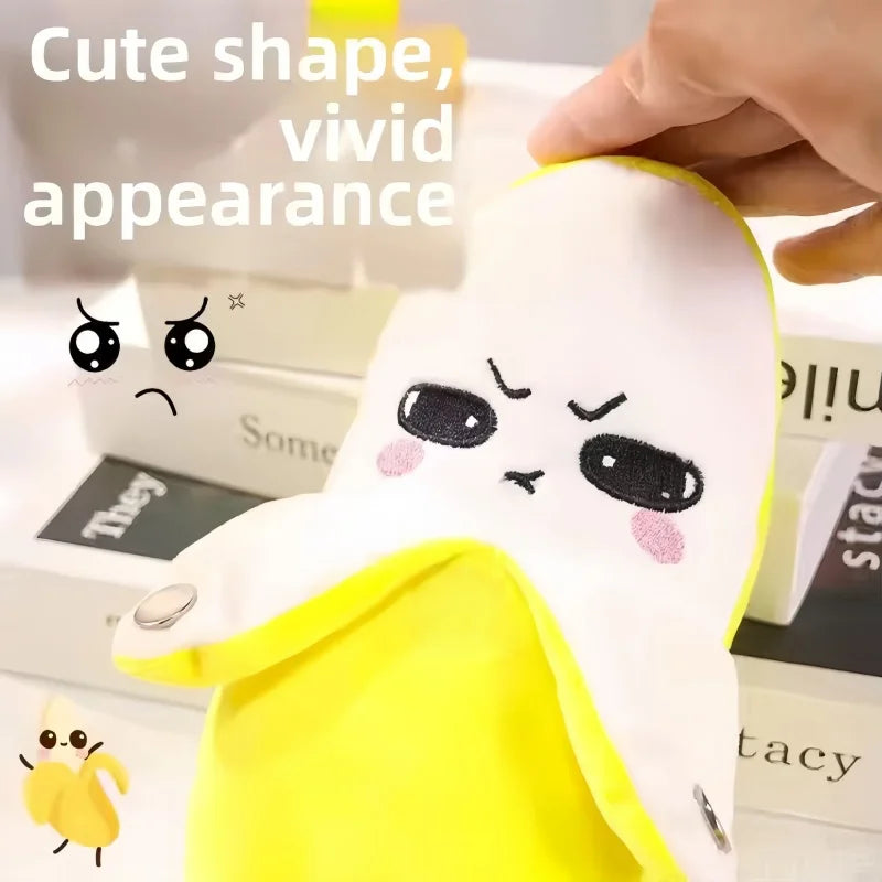 Musical Banana Plush Toy with Touch-Sensitive Piano
