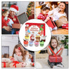 A colorful slime advent calendar box with 24 individual slime packets for kids