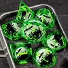 Liquid Core Polyhedral Dice Set for RPG Games