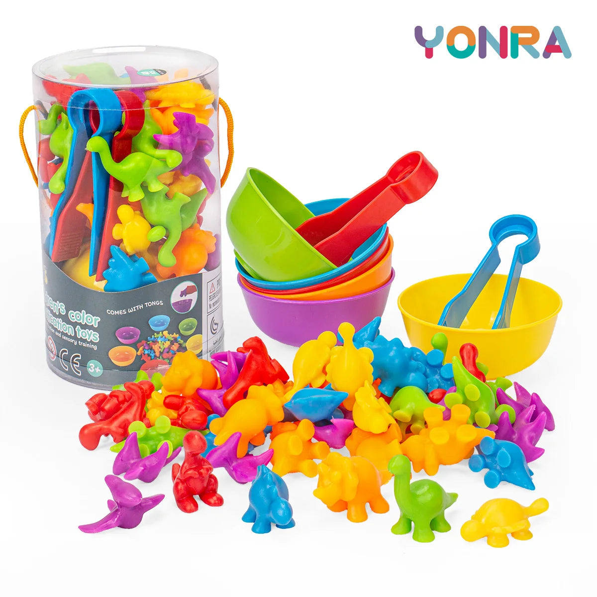 Dinosaur Counting and Sorting Toy Set for Toddlers