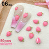 Fruit & Floral Resin Nail Art Decorations