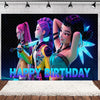 K-Pop Theme Party Backdrop for Birthday Celebrations