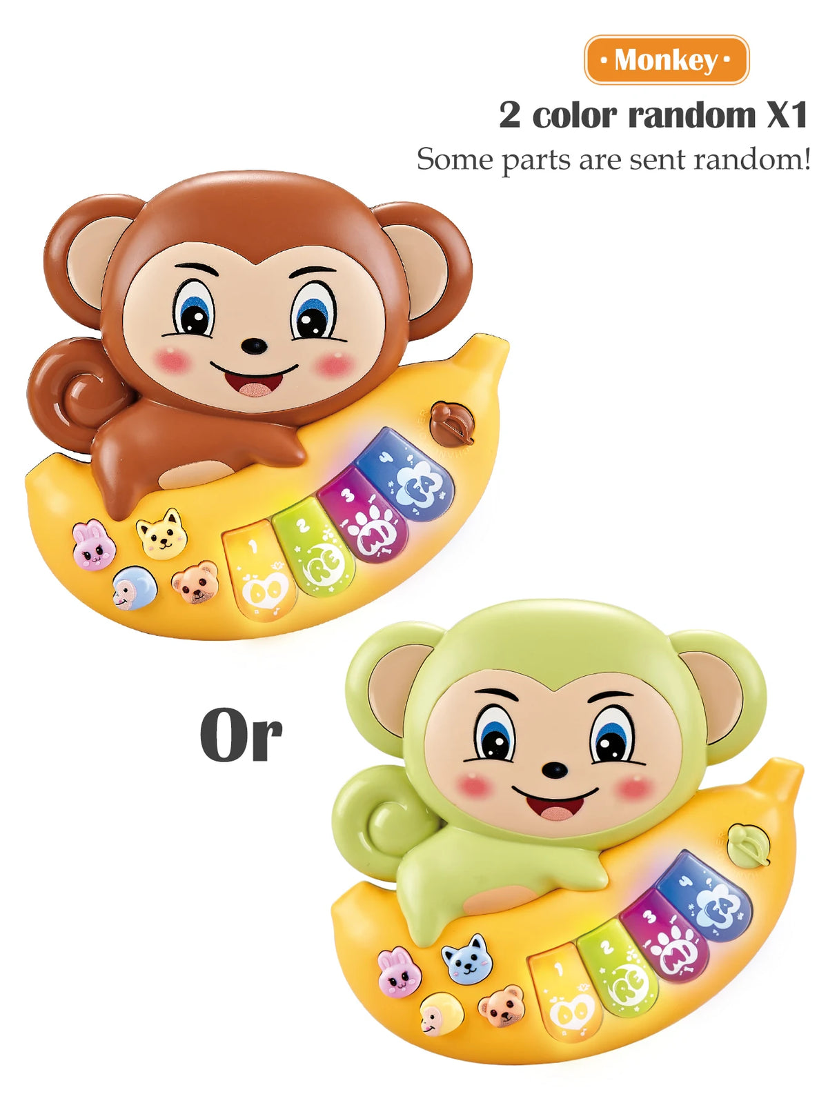 Interactive Musical Piano Toy with Animal Friends