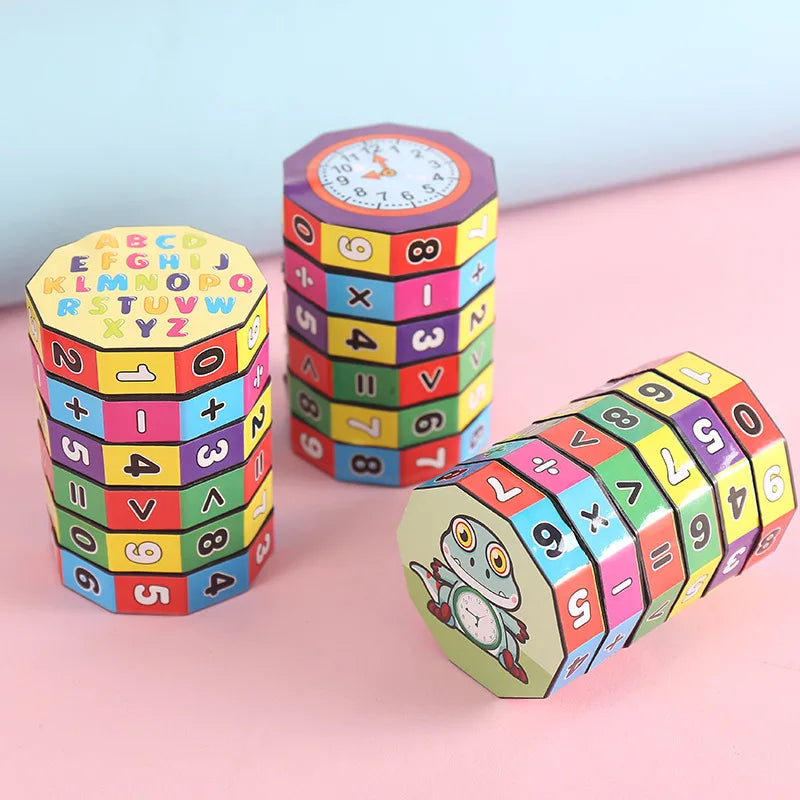 Educational Math Cube Toy for Kids – Arithmetic Learning Puzzle