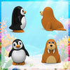 8-Piece Wind-Up Sea Animal Bath Toys Set