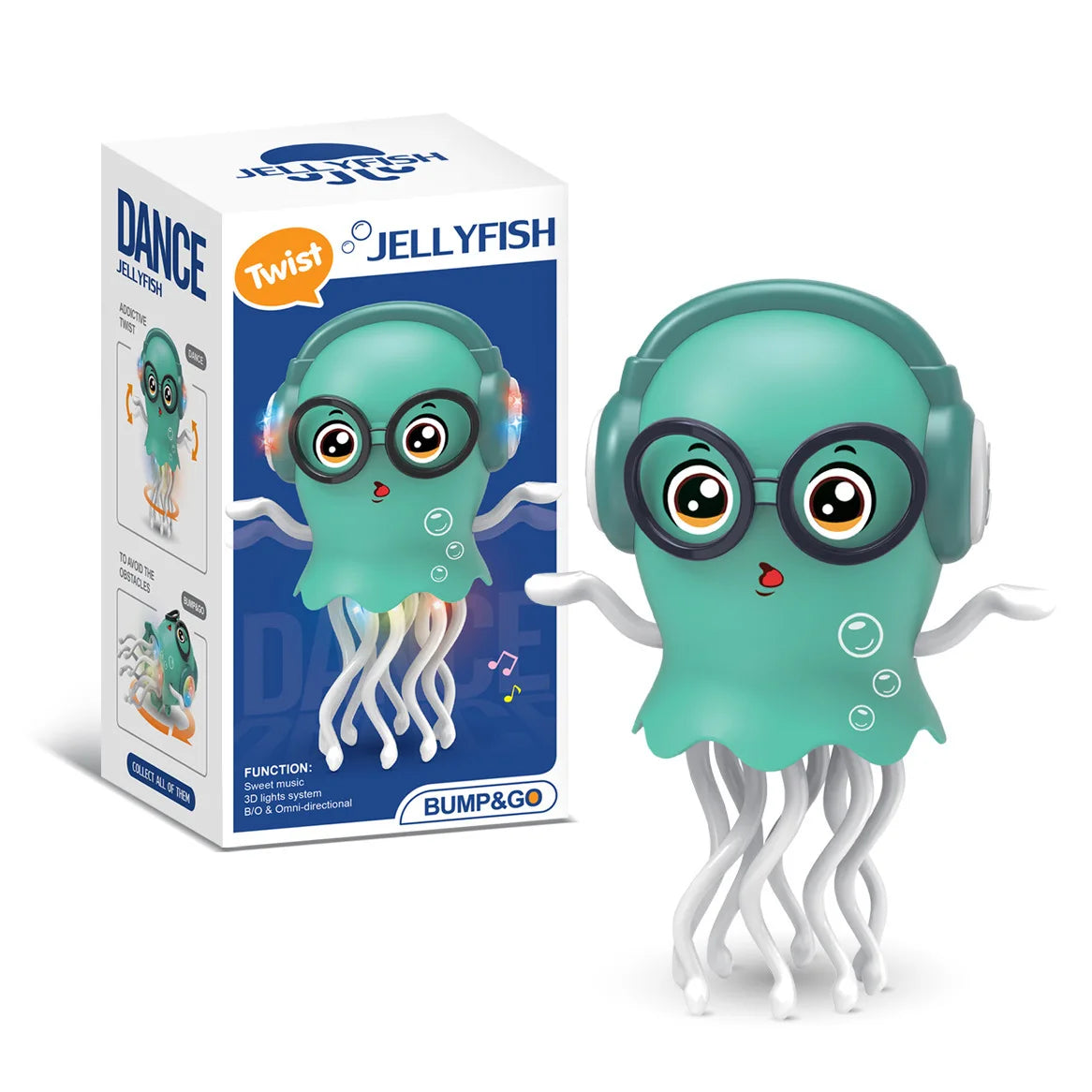 Dancing Jellyfish Robot Toy with Music and Lights