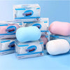 Various colored squishy fidget blocks packaged in clear plastic boxes for stress relief and sensory play