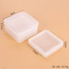 3-Piece Silicone Resin Mold Set with Lids — Heart, Hexagon & Flower Shapes