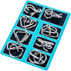 Metal Wire Puzzle Brain Teaser – Disentanglement IQ Game for All Ages
