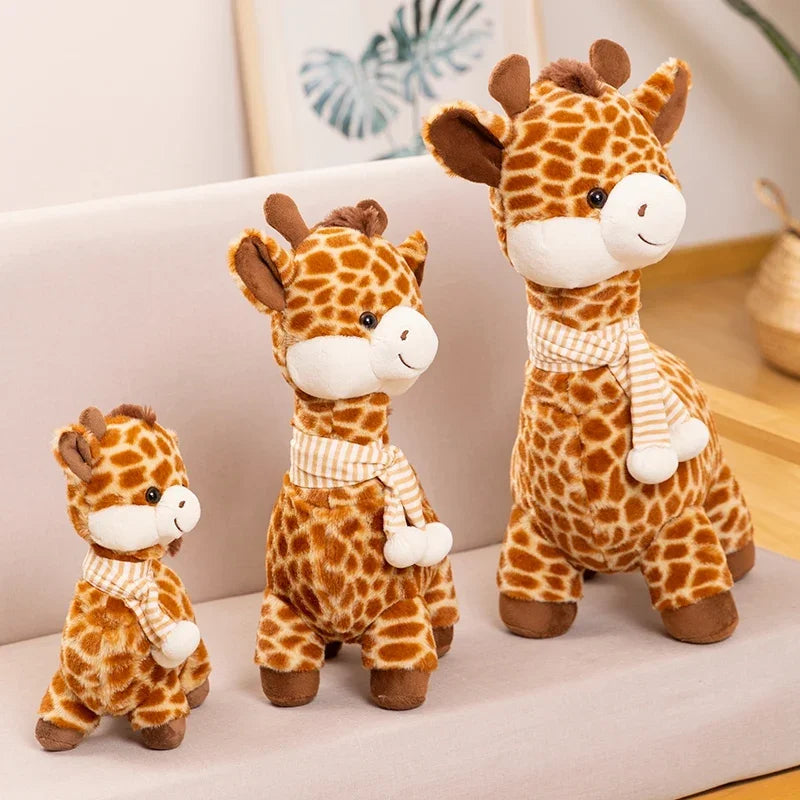 Adorable Giraffe Plush with Scarf