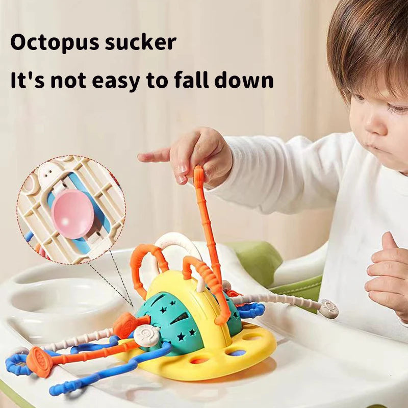 Montessori Pull String Sensory Toy for Babies and Toddlers