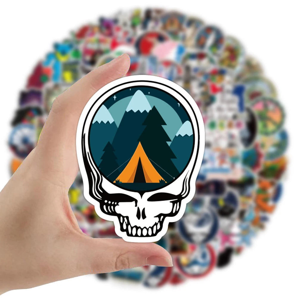Vintage Rock Music Sticker Pack