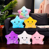 Glowing Star Pillow with Soft LED Light