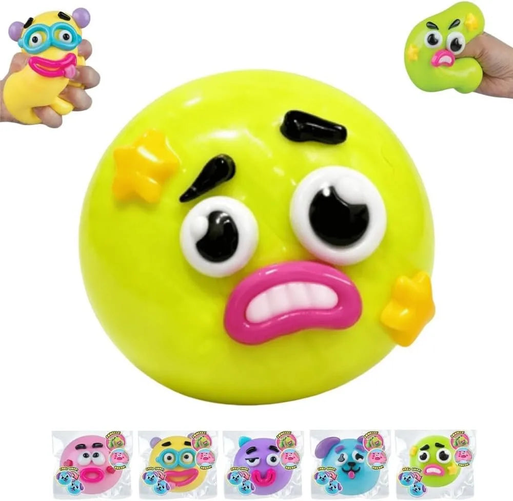 DIY Face-Changing Squeeze Toy – Soft Stress Relief Fidget Ball