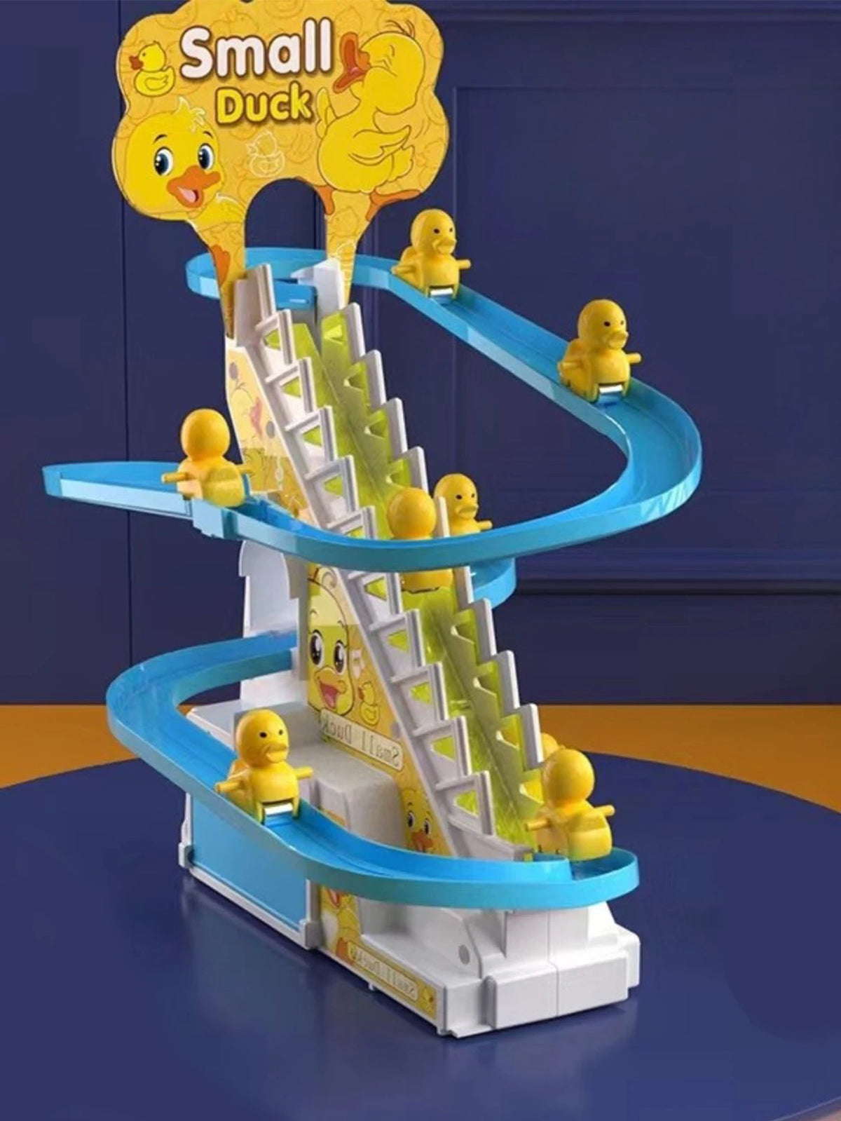 Musical Duckling Climbing Stairs Toy