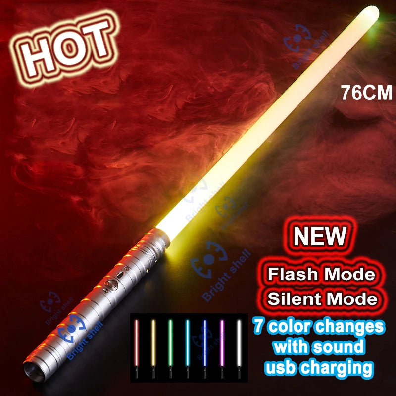 RGB Color-Changing Lightsaber with Sound Effects