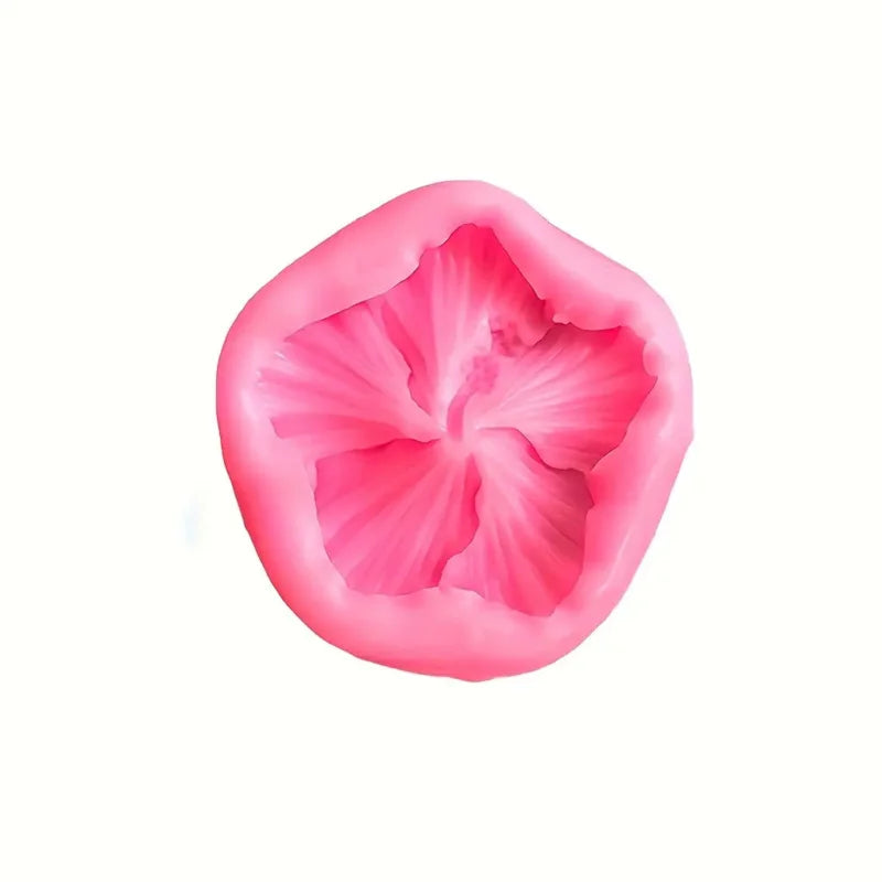 Hibiscus Flower Silicone Mold Set for Cake, Chocolate, Candle & Resin Crafting