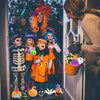 A collection of Halloween squishies and stress relief toys featuring various spooky characters and designs.