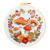 Fall Harvest Pumpkin Embroidery Kit for Adults