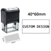 Customizable Self-Inking Rubber Stamp