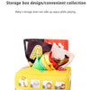 Sensory Tissue Box Toy with Crinkle Paper and Silky Scarves
