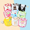 Waterproof Baby Feeding Bibs and Burp Cloths Set (5-Piece)