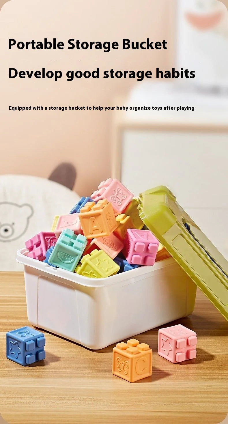 Soft Rubber Teething & Grasping Balls for Babies