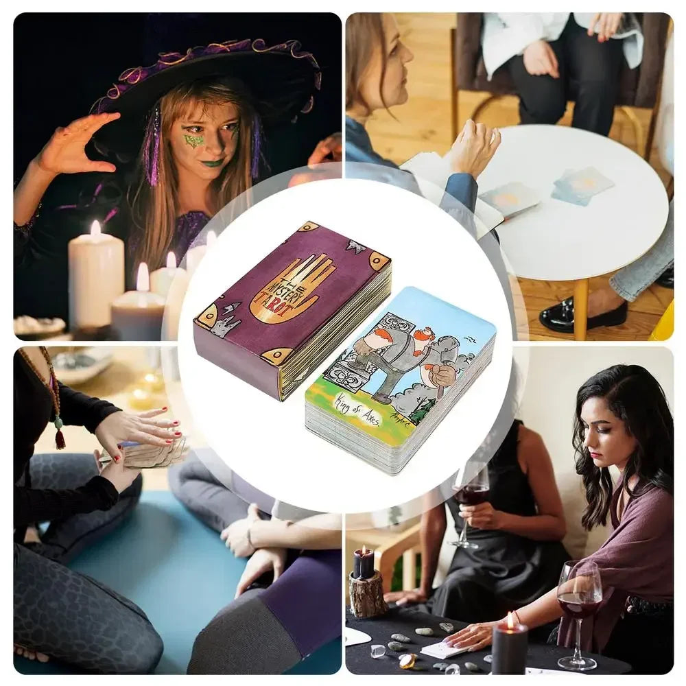 Mystery Tarot Card Deck – 78-Card English Edition for Beginners