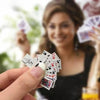 Miniature Playing Cards Set - Funny Novelty Poker for Travel & Pranks
