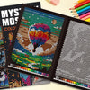 Mystery Mosaic Color by Number Coloring Book for Adults