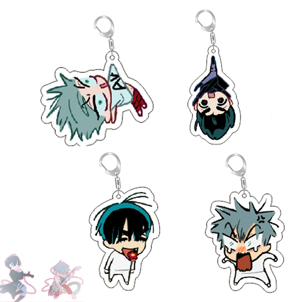 Cartoon Alien Stage Ivan & Till Acrylic Keychain