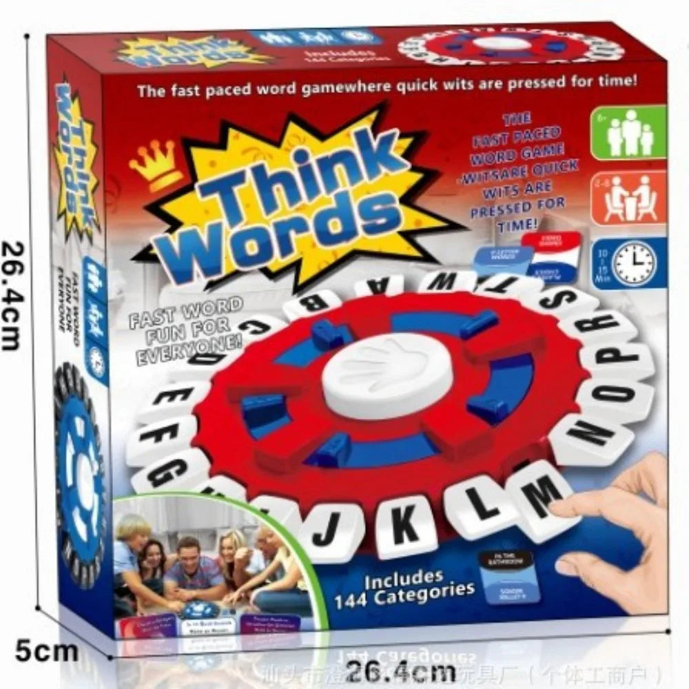 Crazy Letter Game – Interactive Spelling Board Game for Kids & Teens