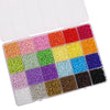 5200+ Glass Rice Beads in 24 Colors for DIY Jewelry Making