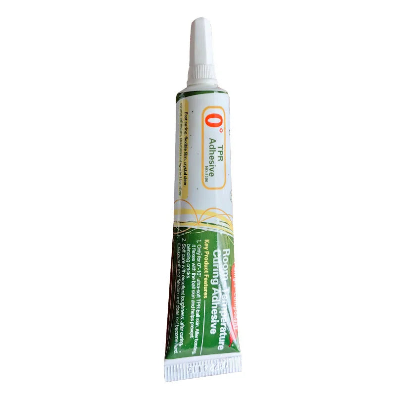 A white bottle of Transparent TPR Repair Glue for Squishies & Squeeze Balls