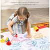 Magic Water Drawing Mat with Fluorescent Pens for Kids