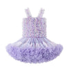 Children's Princess Tutu Dress with Ruffled Ball Gown Design