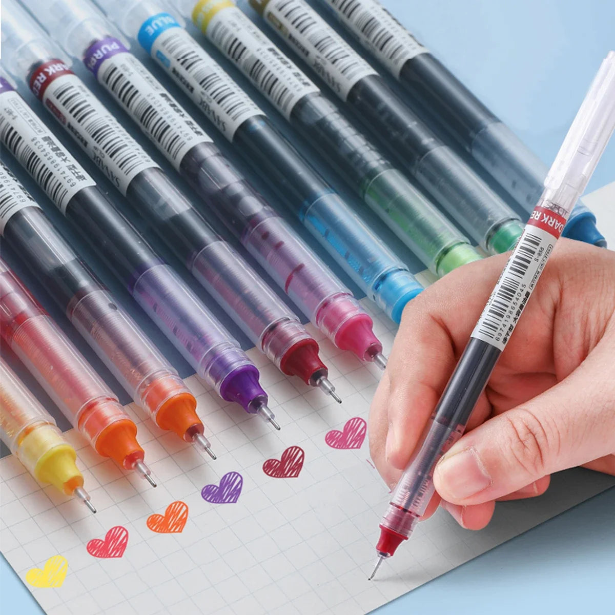 Vibrant Gel Pen Set – Quick-Drying 0.5mm for Smooth Writing