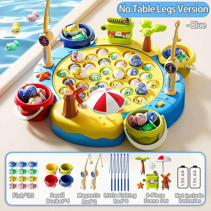 Magnetic Fishing Game with 360° Rotation – Educational Toy for Kids