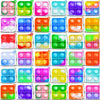 Mini Pop Fidget Keychains for Kids - 20 Pack Sensory Toys for Party Favors & Classroom Rewards