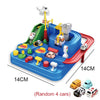 Racing Rail Car Adventure Set — Mechanical Track Toy for Kids