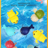 Spring-Powered Bath Toys for Kids – Cute Turtle, Duck, and Whale Water Toys