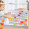 Rainbow Ball Sorting Board Game for Kids